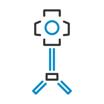 Icon Of Curtain Light Stock Illustration