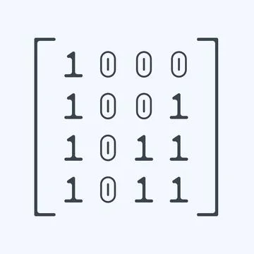 Icon Data Patterns. related to Machine Learning symbol. glyph style. simple.. Stock Illustration