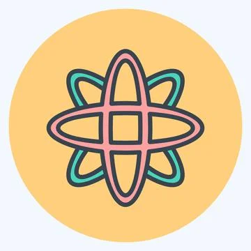 Icon Data Science. suitable for data analytics symbol. color mate style. simp 스톡 일러스트