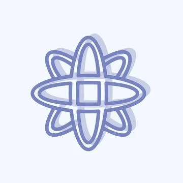 Icon Data Science. suitable for data analytics symbol. two tone style. simple Stock Illustration