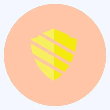 Icon Data Security. suitable for IT Services symbol. flat style. simple desig Illustrazione stock