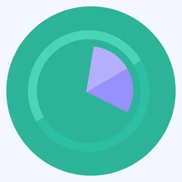 Icon Data Usage. suitable for Mobile Apps symbol. flat style. simple design e Stock Illustration