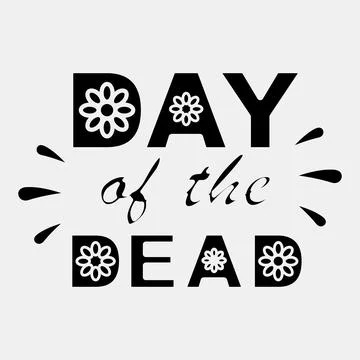 Icon day of the dead. Day of the dead celebration elements. Icons in glyph .. Illustrazione stock