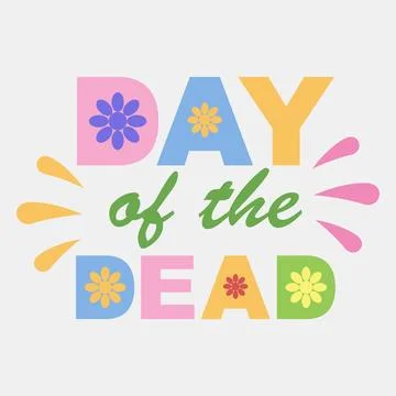 Icon day of the dead. Day of the dead celebration elements. Icons in flat s.. Illustrazione stock