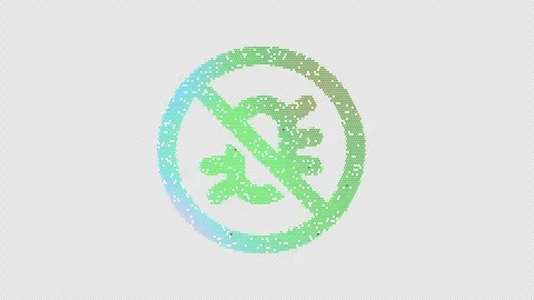 Icon debug is made up of LED square shapes that shimmer and flicker. There are Stock Footage 296941165