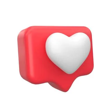 Like icon design. 3D like icon. 3D illustration. Illustrazione stock