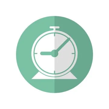 Icon design of clock for setting a time include meeting, get up,travelling, m Stock Illustration