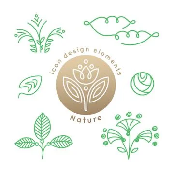 Icon design elements Stock Illustration