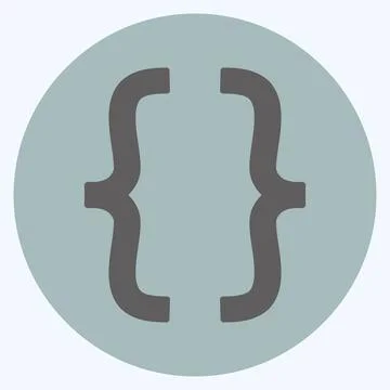 Icon Developer options. suitable for Mobile Apps symbol. color mate style. si Stock Illustration