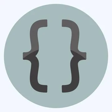 Icon Developer options. suitable for Mobile Apps symbol. flat style. simple d Stock Illustration