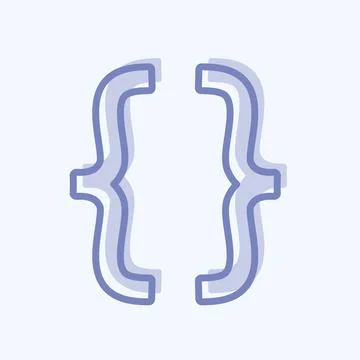 Icon Developer options. suitable for Mobile Apps symbol. two tone style. simp Stock Illustration