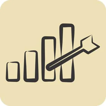 Icon Development Goals. related to Development symbol. hand drawn style Stockillustratie