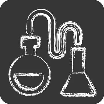 Icon Development Process. related to Art and Media symbol. chalk Style. sim.. 스톡 일러스트