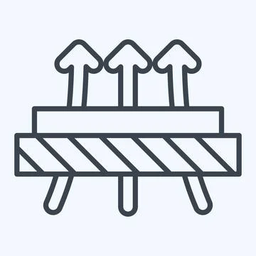 Icon Diffused. related to Fabric symbol. line style. design editable Stock Illustration