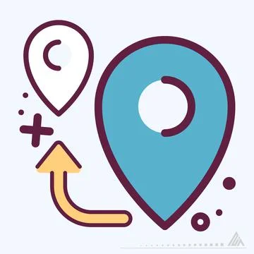 Icon Direction 3 - MBE Syle イラスト素材