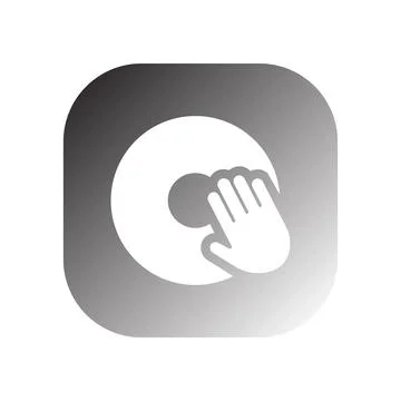 Icon dj vector Stock Illustration