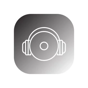 Icon dj vector Stock Illustration