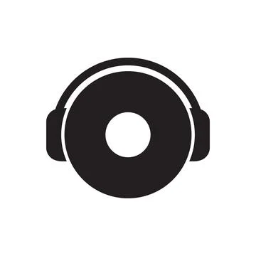 Icon dj vector Stock Illustration