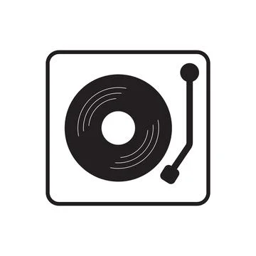 Icon dj vector Stock Illustration