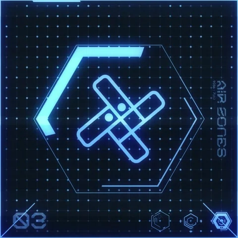 Icon Dot Grid Panel 03 Video stock 294040171