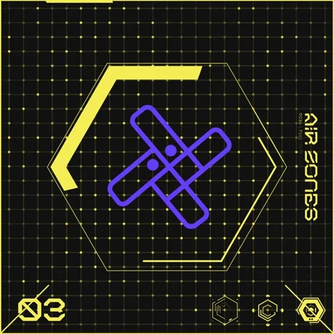 Icon Dot Grid Panel 03 Video stock 294041700