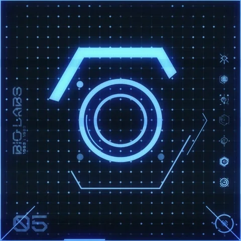 Icon Dot Grid Panel 05 Stock Footage 294040169