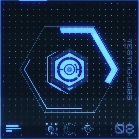 Icon Dot Grid Panel 08 Stock Footage 294040191