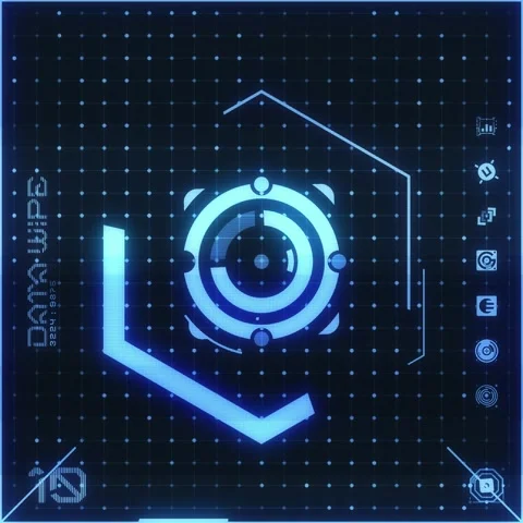 Icon Dot Grid Panel 10 Stock-Footage 294040198