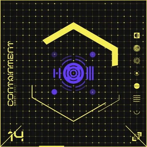 Icon Dot Grid Panel 14 Stock Footage 294041787