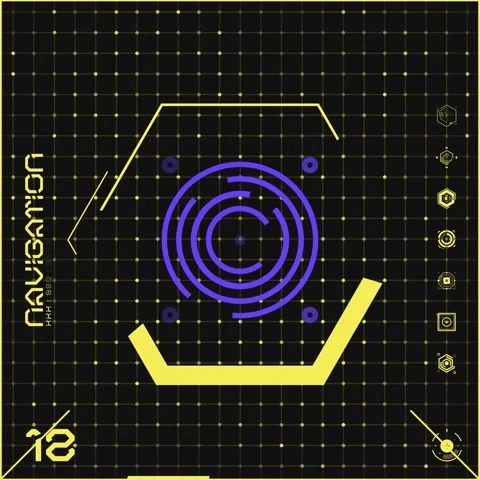 Icon Dot Grid Panel 18 Stock Footage 294041845