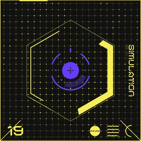 Icon Dot Grid Panel 19 Video stock 294041851