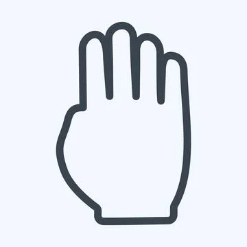 Icon Drag Window - Line Style - Simple illustration,Editable stroke Stock Illustration