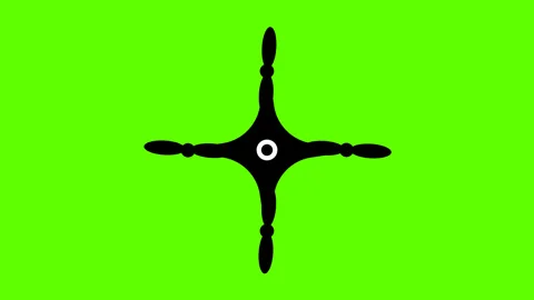 Icon Drone Delivery Animation Autonomous Drone Delivery Logistics Service Stock Footage 330788466