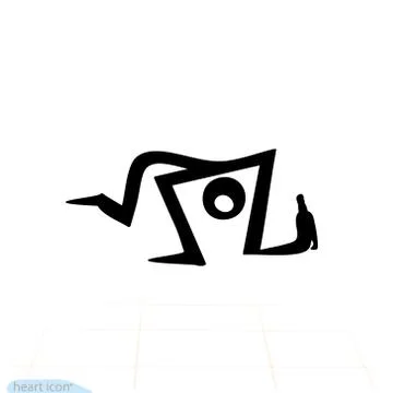 Icon a drunk man crawling on his knees for a bottle of alcohol, signs, Vector Stock Illustration