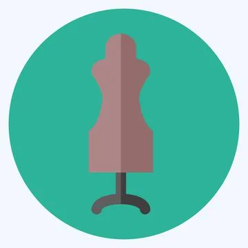 Icon Dummy. suitable for Tailor symbol. flat style. simple design editable. d 스톡 일러스트