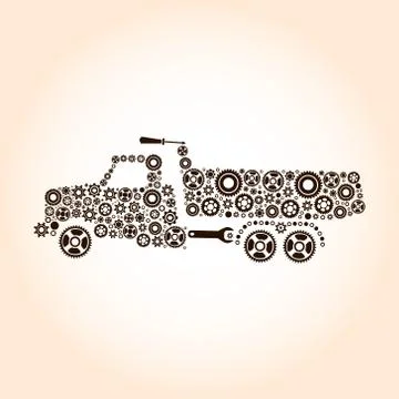Icon dumpers Stock Illustration