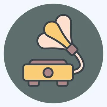 Icon Easel Board. related to Instruments symbol. color mate style. design e.. Stock Illustration