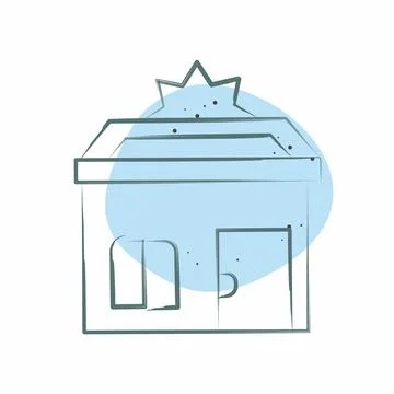 Icon Efficient Save the World. related to Save the World symbol. Color Spot.. Stock Illustration