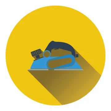 Icon of electric planer イラスト素材