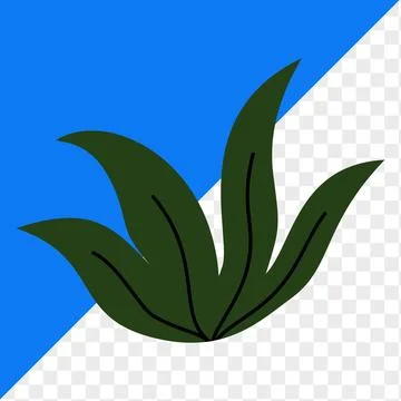 Icon element plant, leaf and flowers Ilustração Stock
