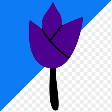 Icon element plant, leaf and flowers Stock Illustration