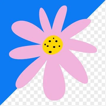 Icon element plant, leaf and flowers Illustrazione stock