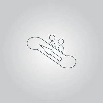 Icon of elevator symbol, Vector イラスト素材