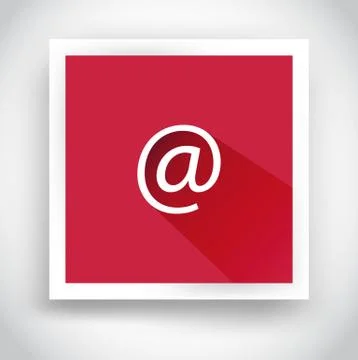 Icon of email for web and mobile applications Stock Illustration