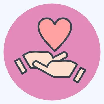 Icon Emotional Development. related to Development symbol. color mate style Stock Illustration