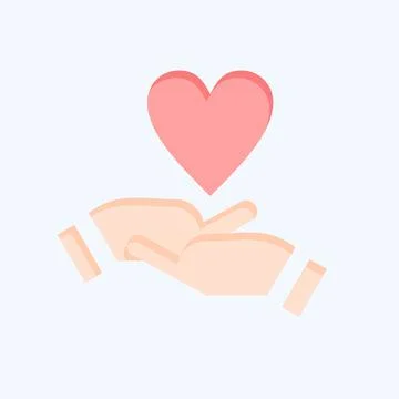 Icon Emotional Development. related to Development symbol. flat style Stock Illustration