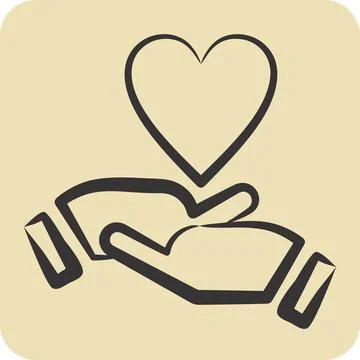 Icon Emotional Development. related to Development symbol. hand drawn style 스톡 일러스트