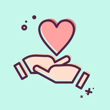 Icon Emotional Development. related to Development symbol. MBE style Illustrazione stock