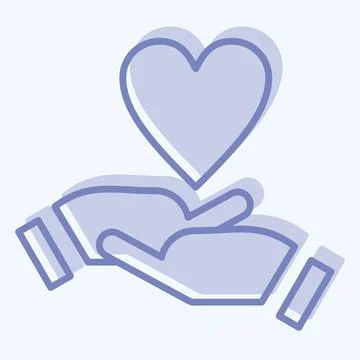 Icon Emotional Development. related to Development symbol. two tone style Stock Illustration
