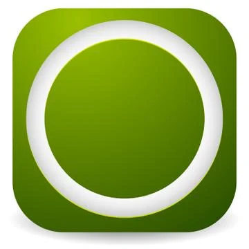 Icon with empty circle. Circle generic motif icon Stock Illustration